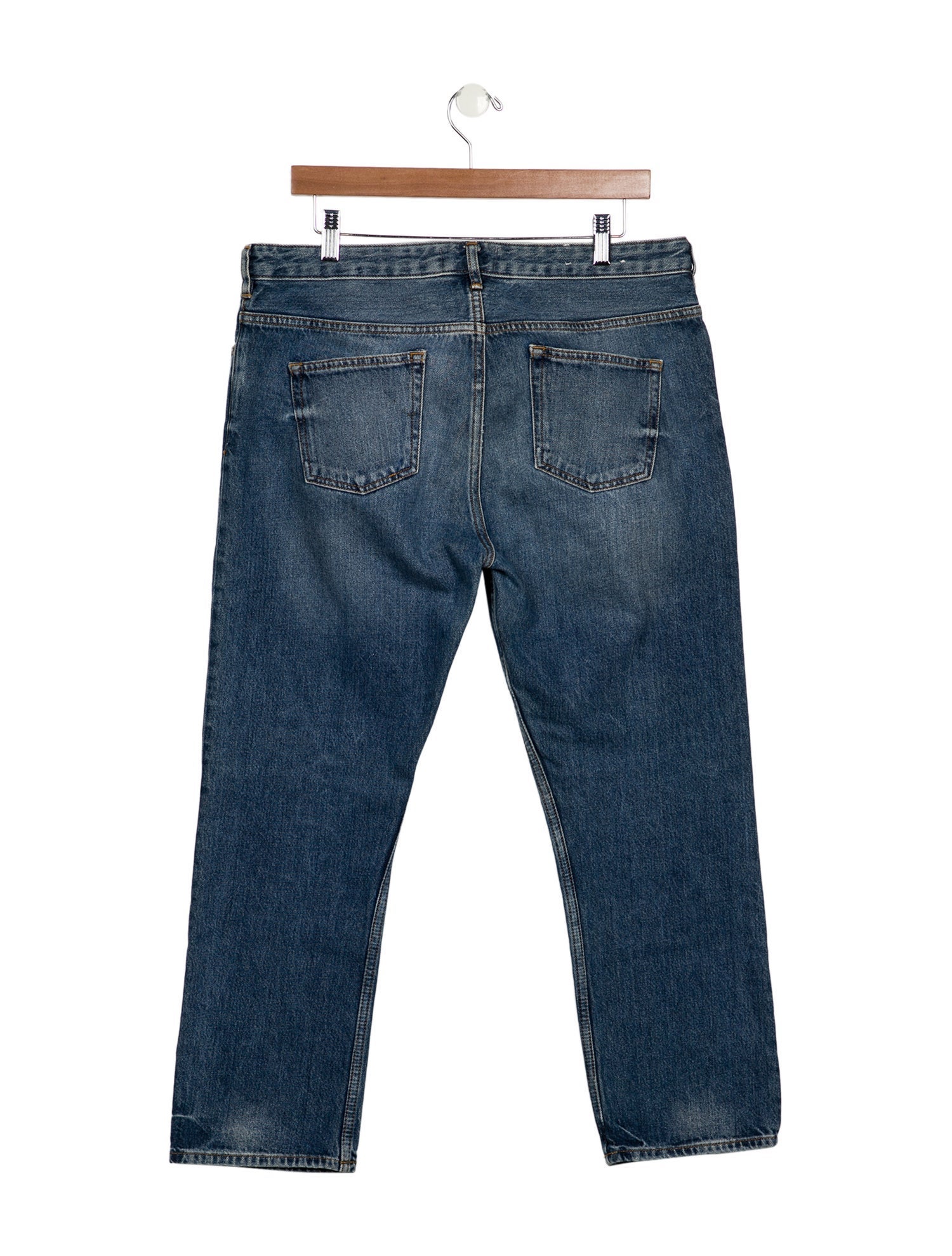 Acne Studios High-Rise Straight Leg Jeans